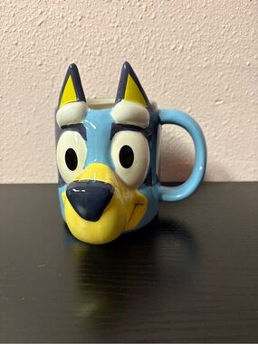 Bluey 3D Sculpted Ceramic Mug 15 oz Zak Designs NWT Disney